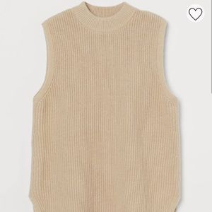 H&M rib knit sweater vest